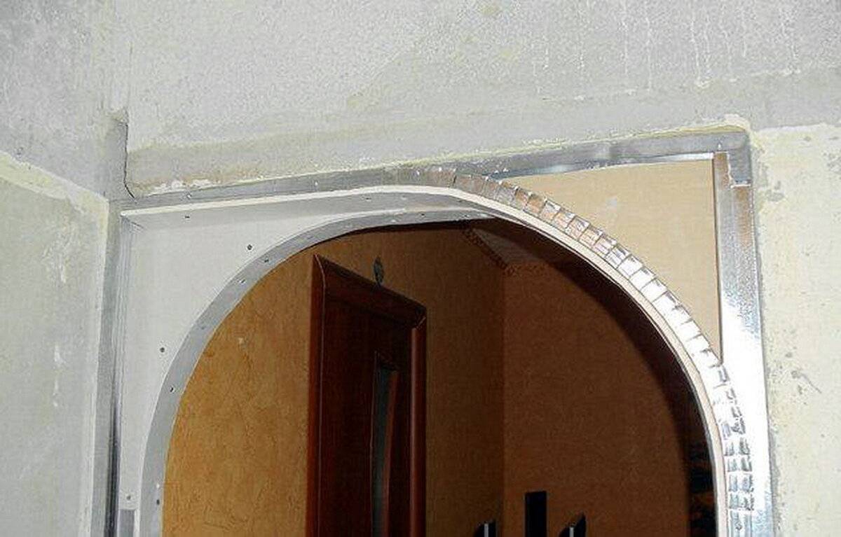 Как самостоятельно сделать арку из гипсокартона и других материалов