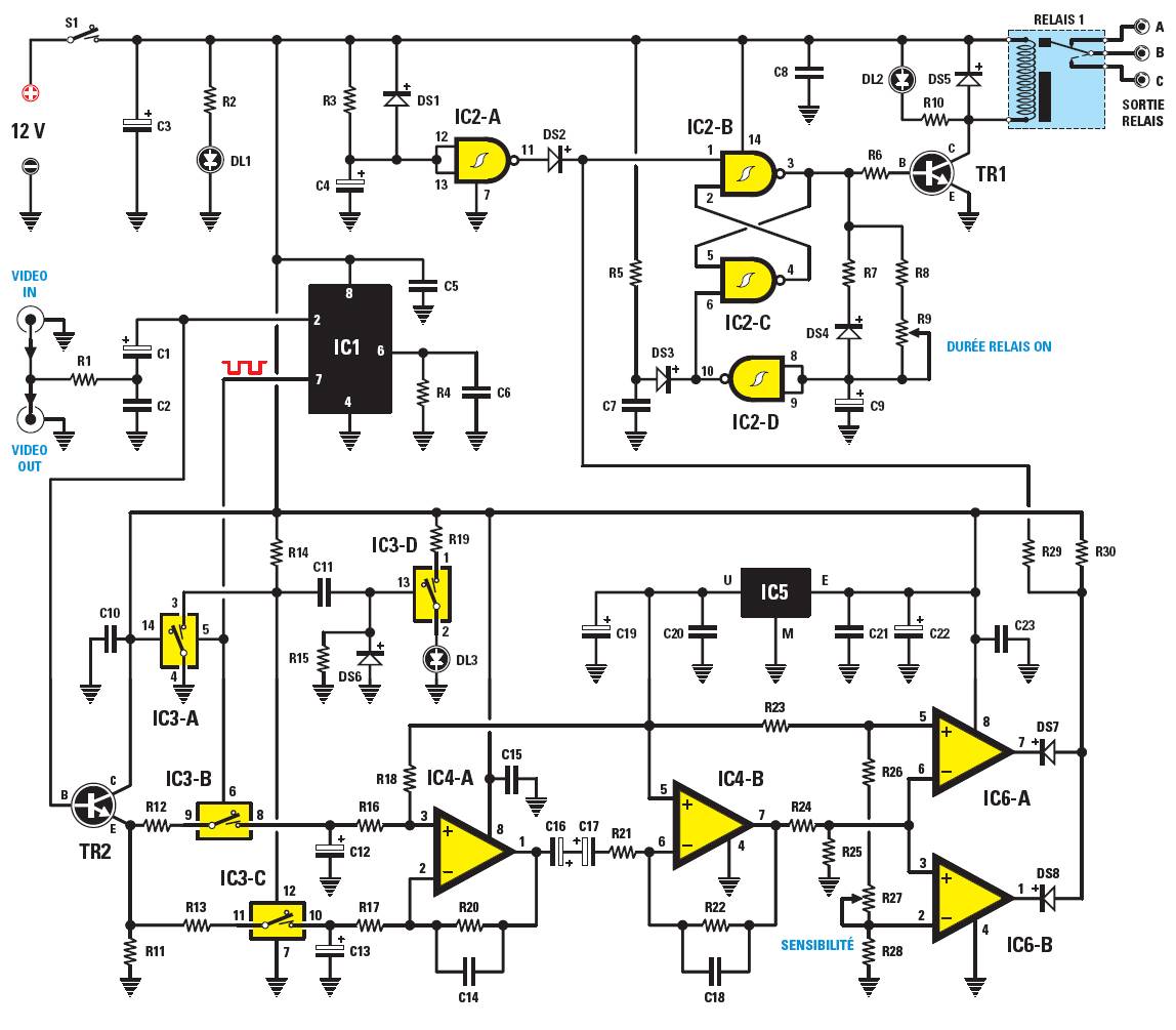 Lm324n схема включения в датчике движения