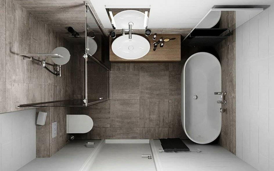 Ванная 3 кв. м. - особенности планировки и лучшие сочетания дизайна (110 фото)