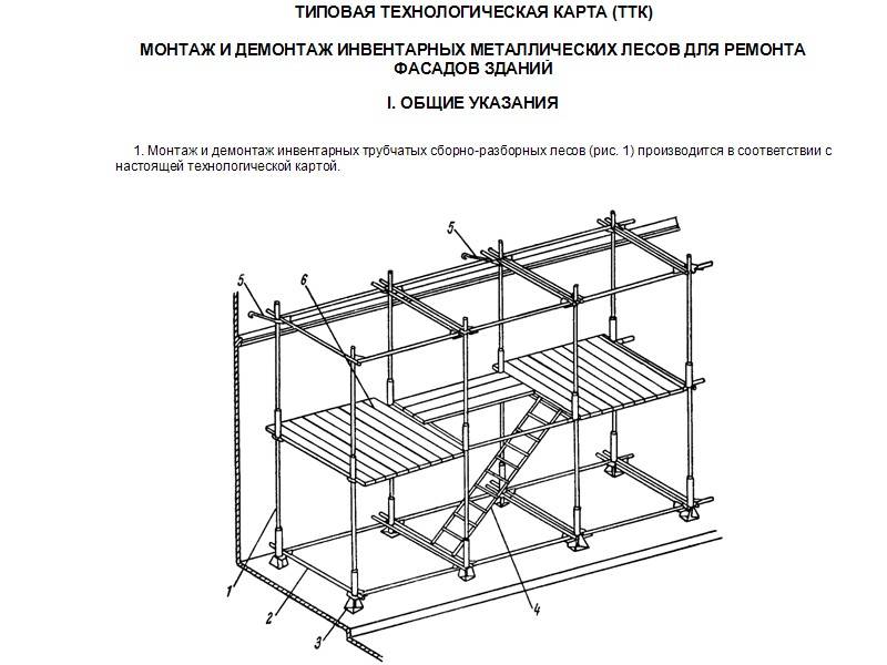 Схема автокад строительные леса