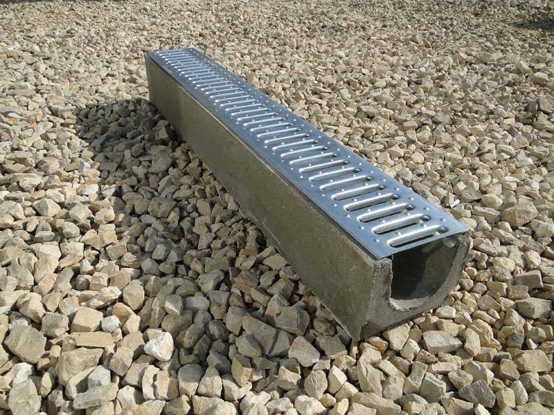 Бетонные водосточные лотки – лотки из бетона для отвода воды: размеры и цены