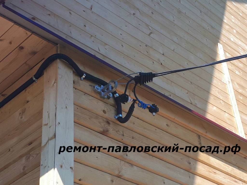 Правила подключения сип кабеля от столба к дому