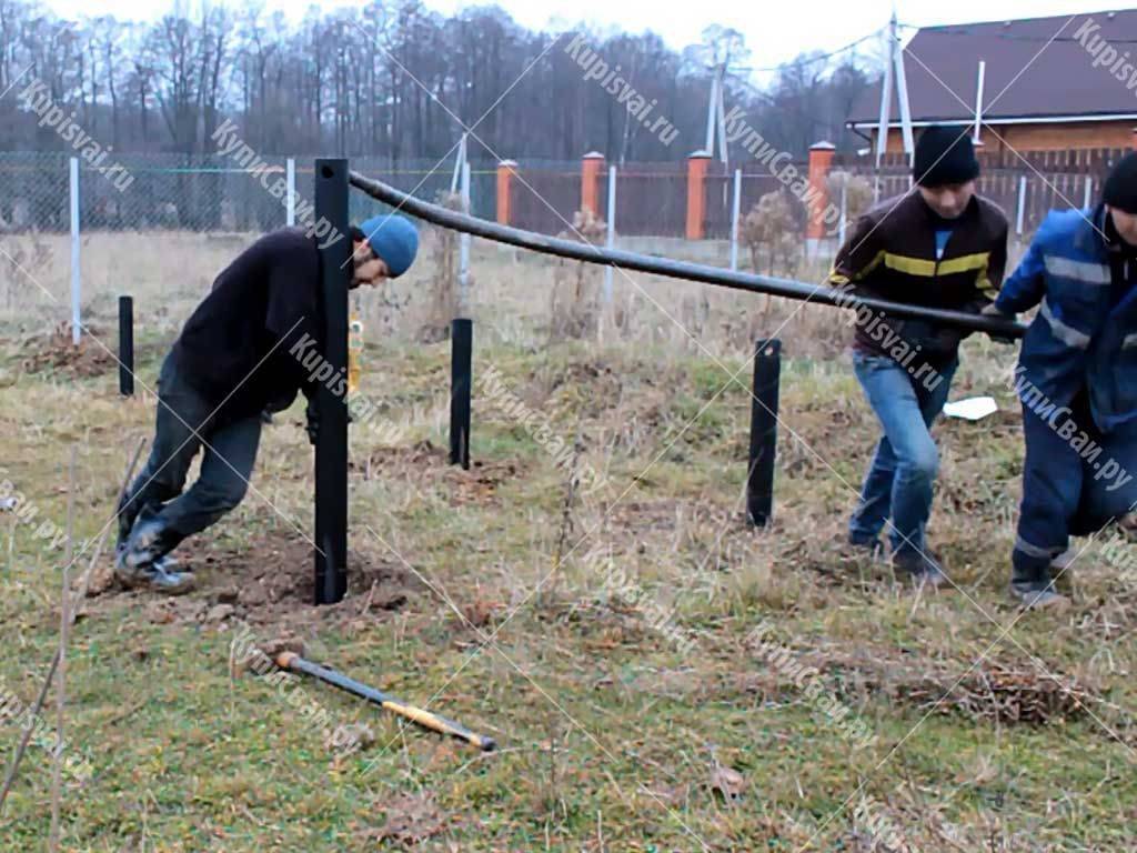 Как сделать винтовые сваи своими руками: технология изготовления