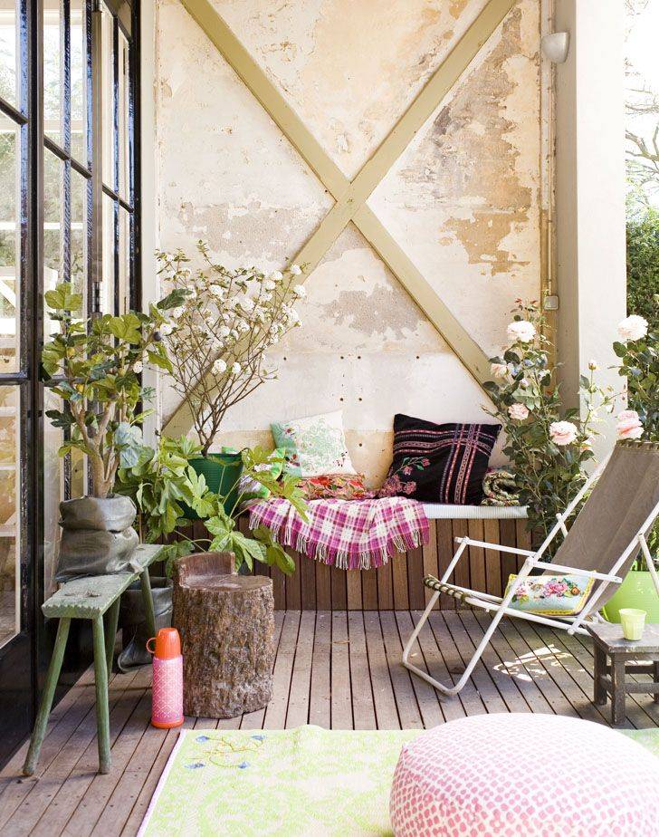 ﻿балкон в стиле прованс – атмосфера уюта и отдыха