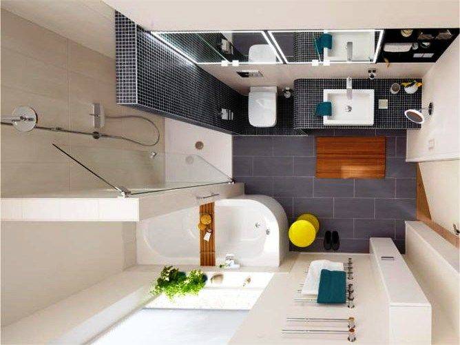 Ванная 3 кв. м.: лучшие варианты дизайна и советы по выбору размещения сантехники и мебели