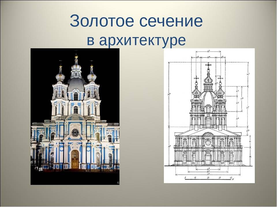 Примеры золотого сечения в архитектуре, его применение