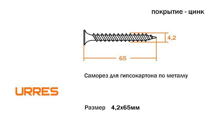 Универсальный саморез: оцинкованные саморезы шуц 6х40 и 4х40, 5х40 и 4х16, другие размеры, гост