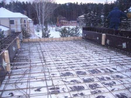 Особенности зимнего бетонирования
