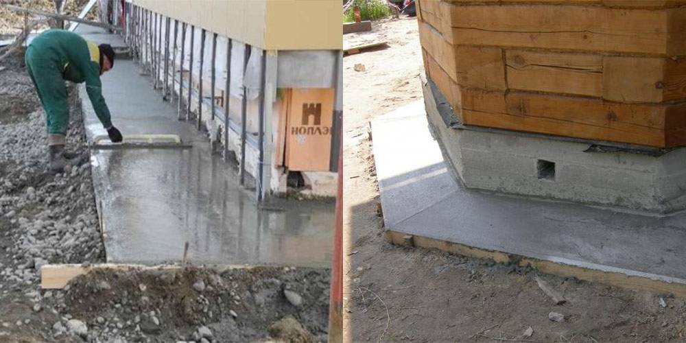 Как сделать бетонную отмостку