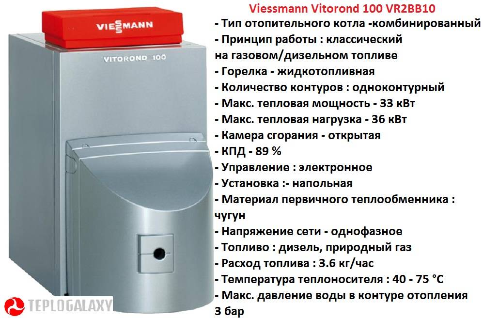 Технические характеристики двухконтурного газового котла viessmann + его достоинства и недостатки