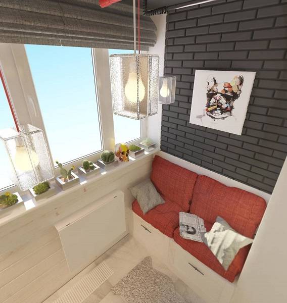 Дизайн балкона в стиле лофт: как оформить маленькое пространство правильно