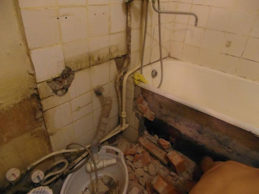 Этапы выполнения ремонта ванной комнаты