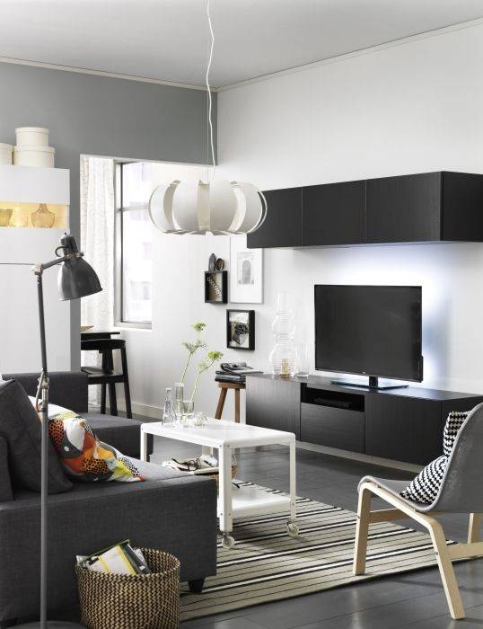 Икеа модульная мебель для гостиной: бесто в современном интерьере, стенки
 - 23 фото