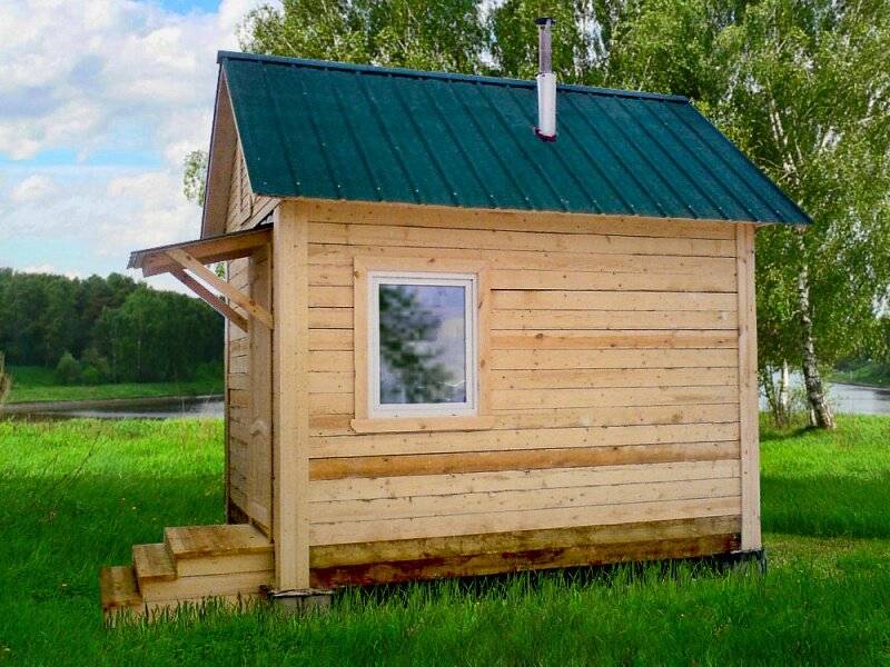 Малогабаритная баня своими руками