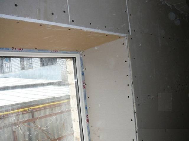 Устройство оконных откосов из гипсокартона - клуб мастеров