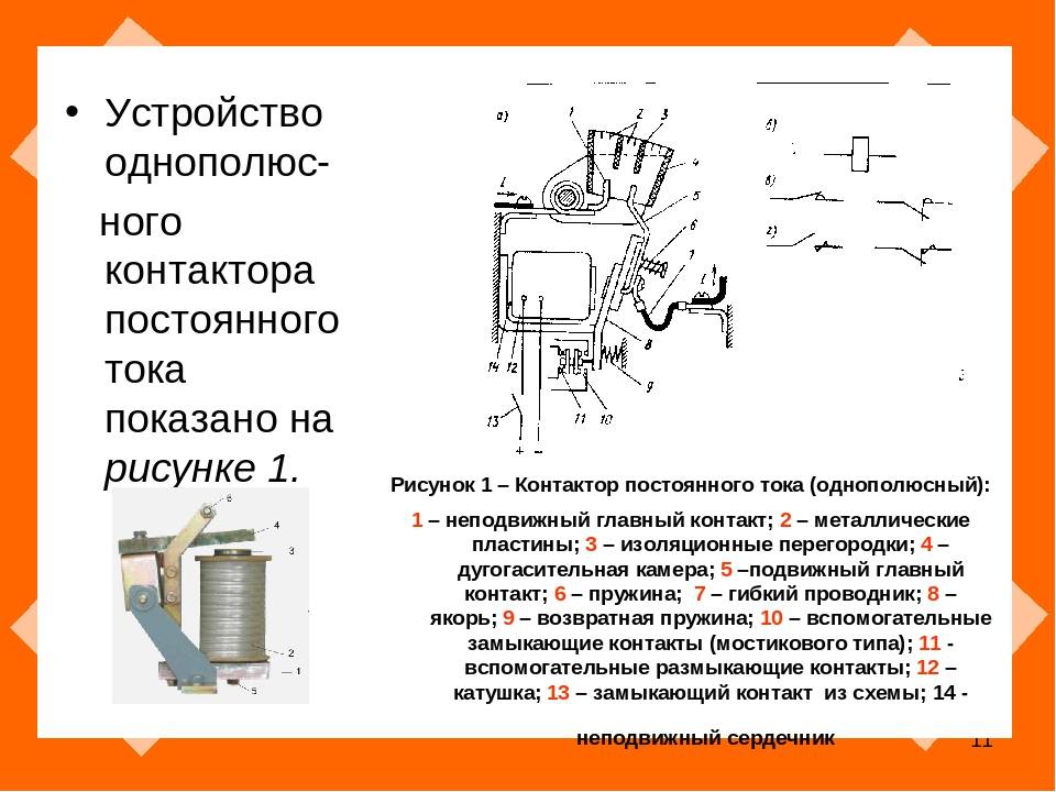 Контактор схема работы