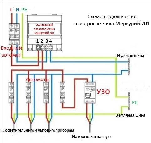 Меркурий 201 схема электрическая принципиальная - tokzamer.ru