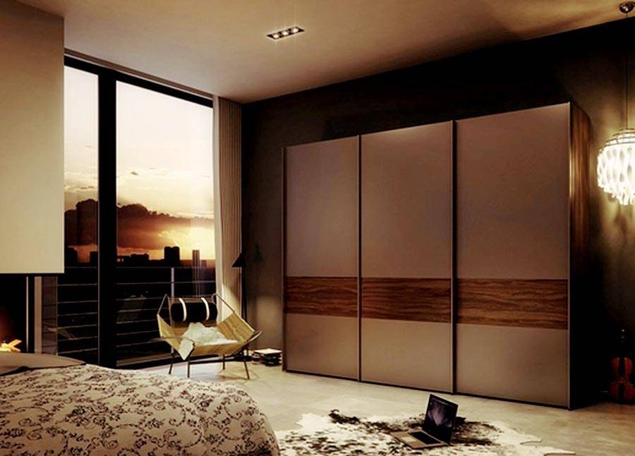 Шкаф-купе в спальню: дизайн, варианты наполнения, цвета, формы, расположение в комнате