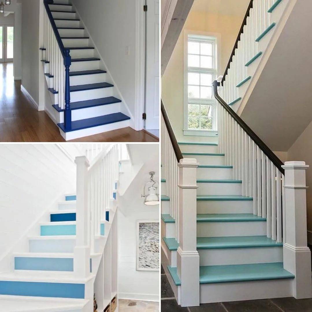 Покраска лестницы (51 фото): чем покрасить деревянную конструкцию на второй этаж, окраска своими руками ступеней из дерева, как выбрать лак и краску для металлической и бетонной лестницы