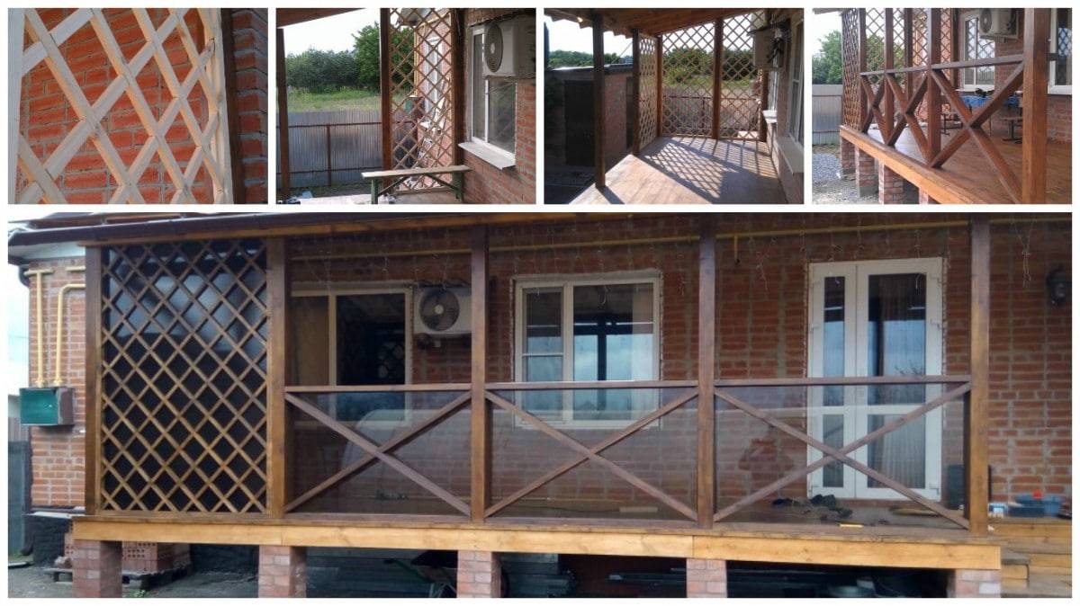 Веранды из поликарбоната: фото и монтаж террас, пристроенных к частному дому, своими руками