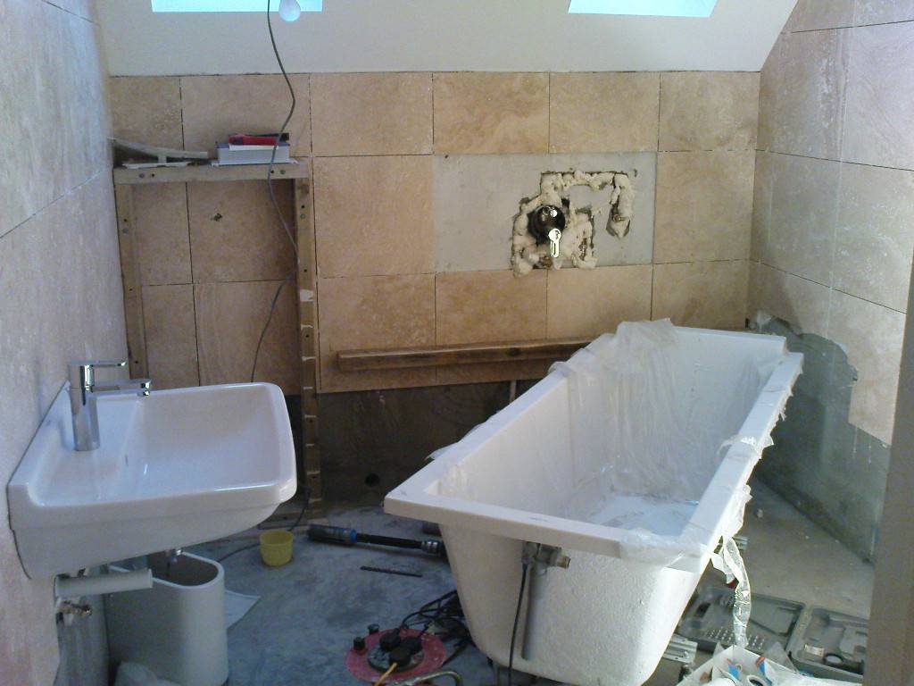Порядок ремонта в ванной комнате