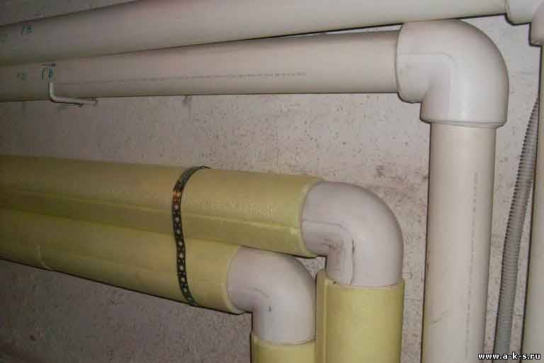 Утепление труб водоснабжения в частном доме: описание