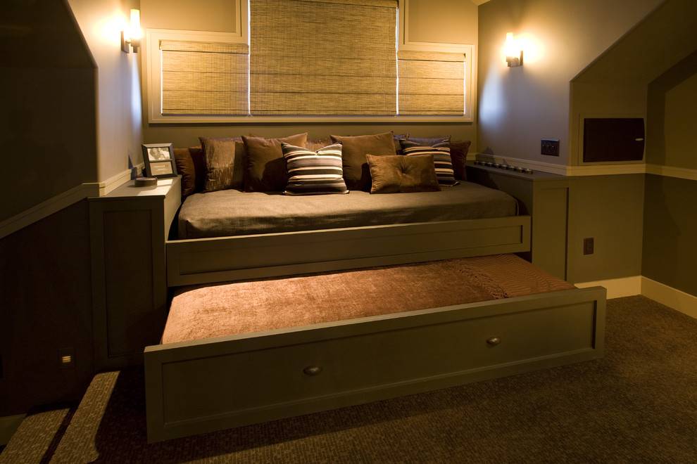 Подиум с выдвигающейся кроватью – просто и уютно, а главное – функционально! как сделать такой подиум своими руками