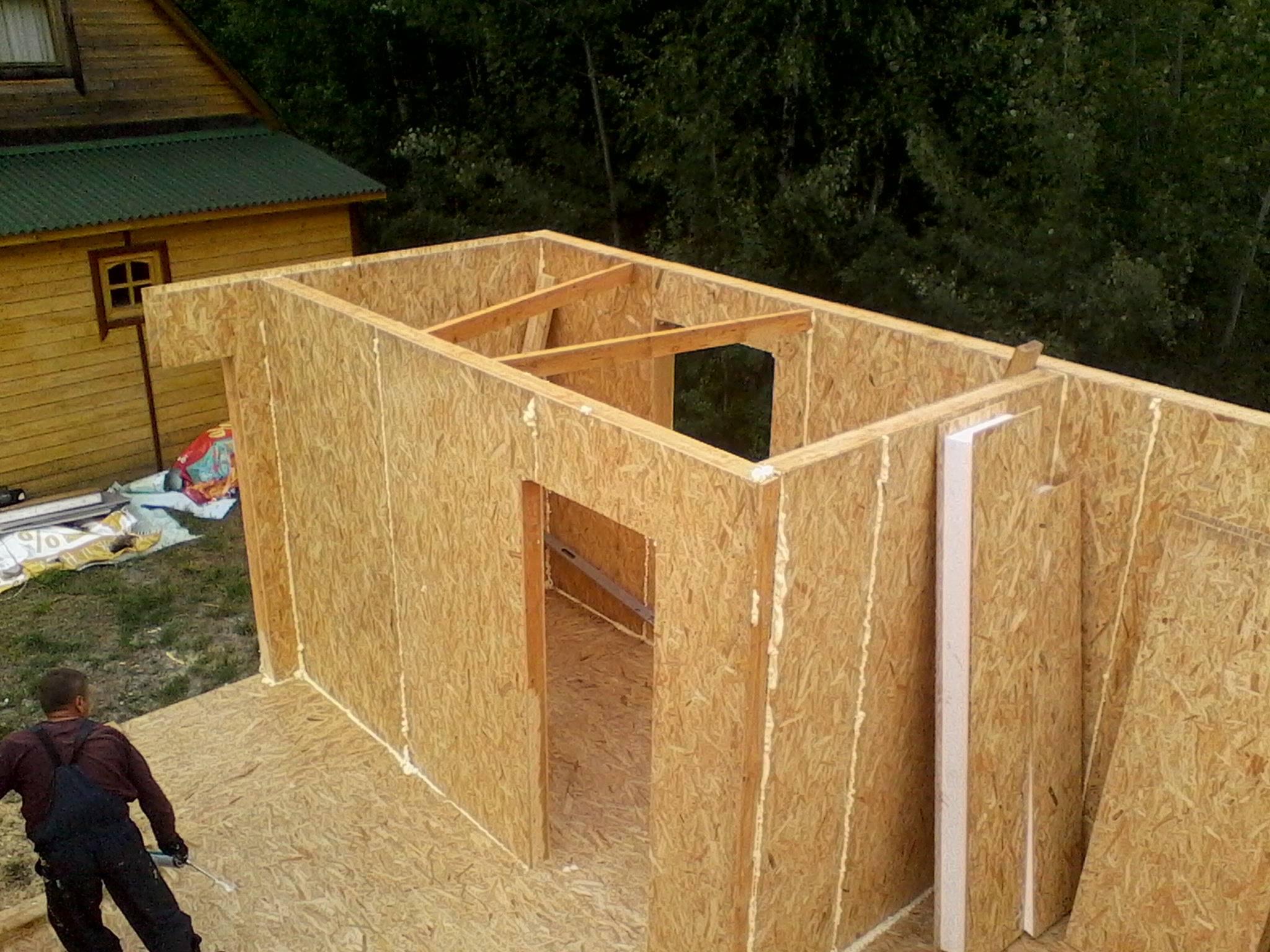 Сами строим дом из сип-панелей: весь процесс работы