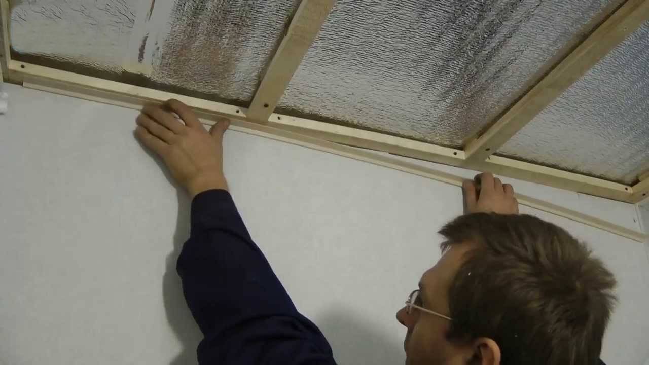 Как правильно обшить потолок пвх панелями - порядок выполнения работ и видео