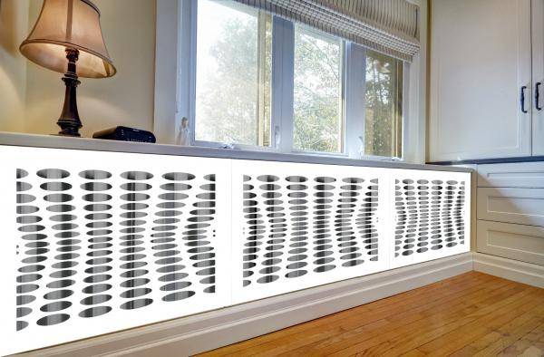 Декоративные решетки на радиаторы отопления - фото экранов и их средняя стоимость
