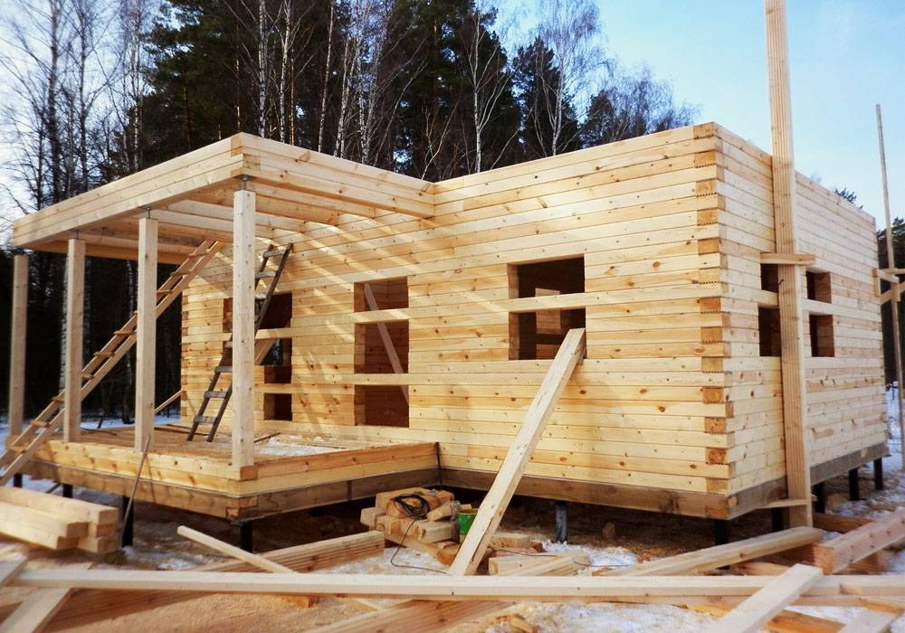 Как построить дом из бруса: технология строительства, пособие по сборке (фото + видео)
