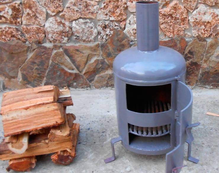 Буржуйка для дачи своими руками: чертежи + фото