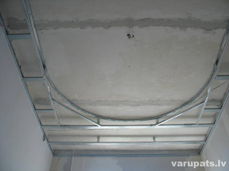 Двухуровневые потолки из гипсокартона в интерьере