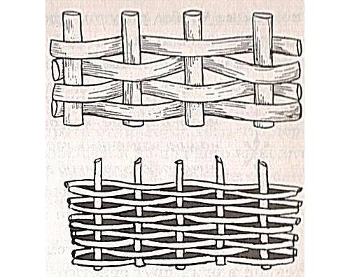 Как сделать плетеный забор из деревянных досок, ивы или лозы своими руками: фото и видео