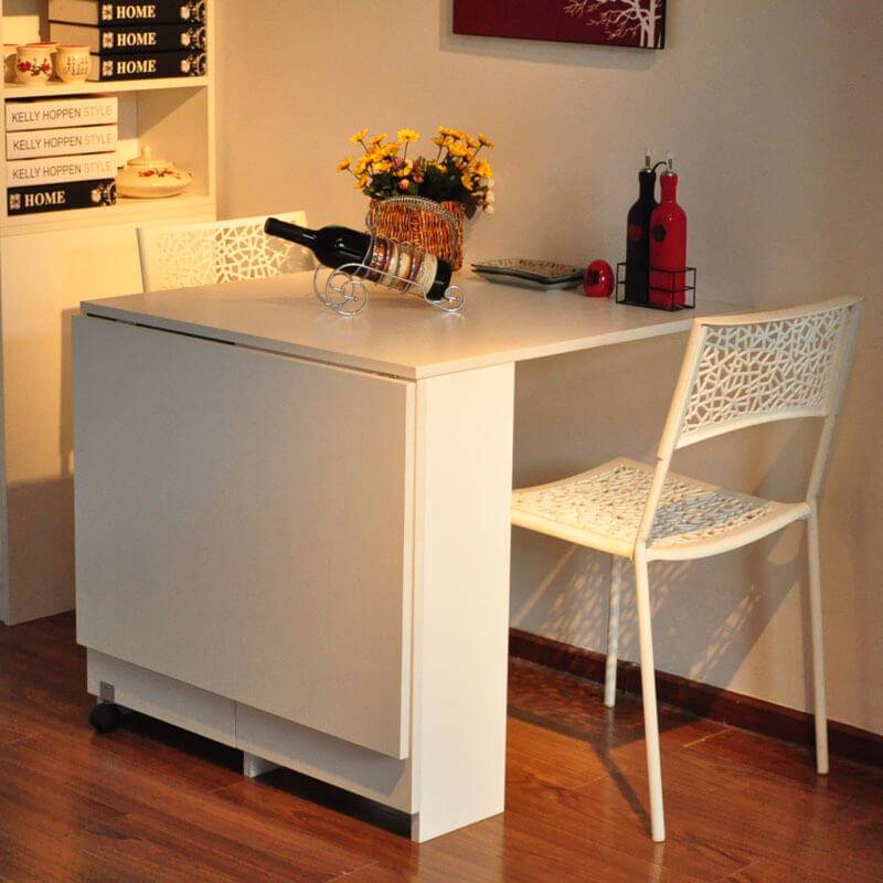 Раскладные столы (58 фото): складной трансформер для дома в гостиную, пластиковые и деревянные модели, особенности механизмов и выборы размеров