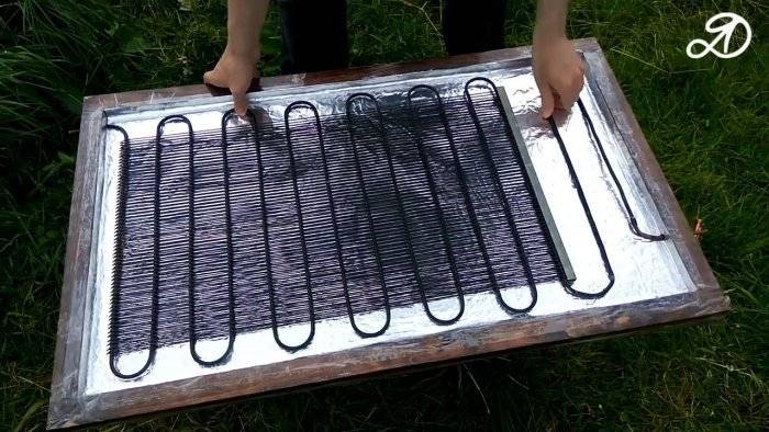 Солнечный коллектор своими руками для отопления дома.