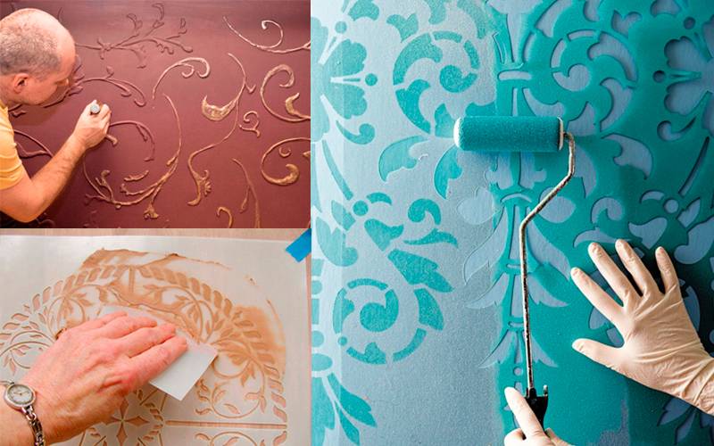 Мастер-класс «Трафаретная роспись стены»: делаем роспись стен в квартире своими руками