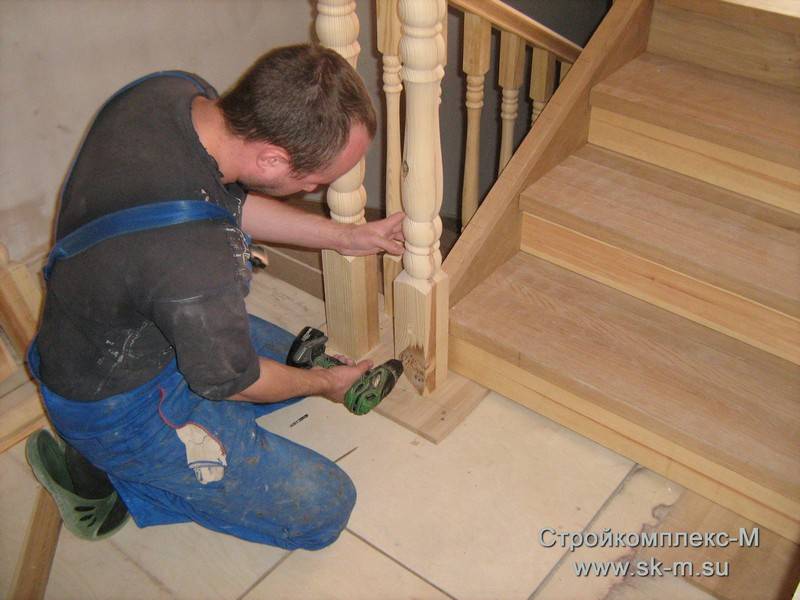 Как установить балясины на деревянную лестницу - пошаговая инструкция. жми!