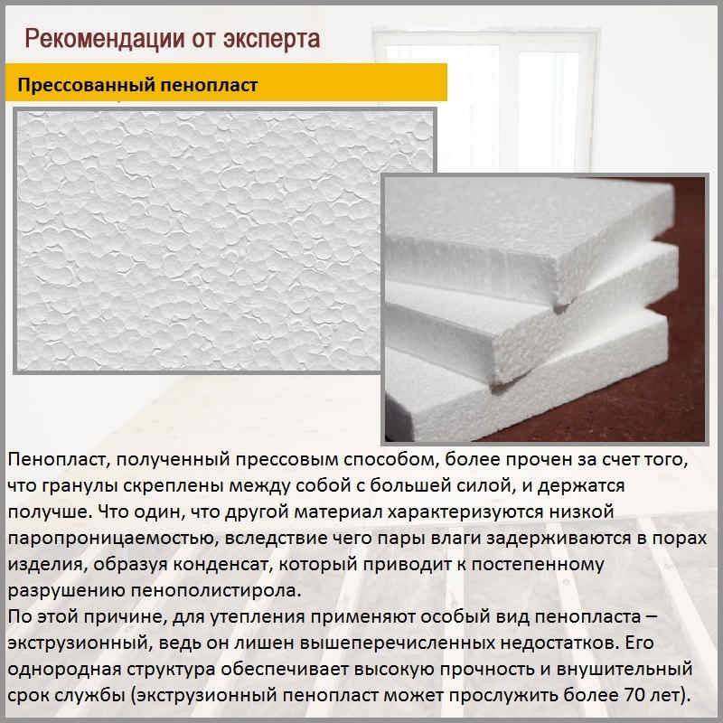 Как с помощью пенопласта утеплить разные виды полов своими руками