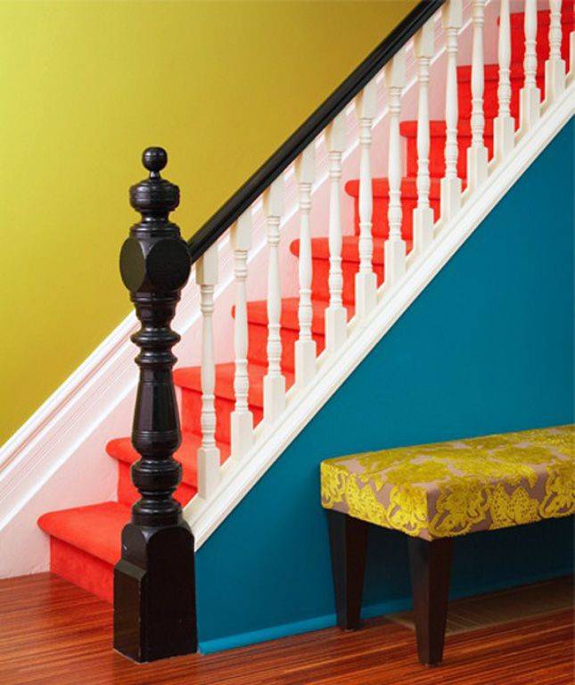 Чем покрасить деревянную лестницу - выбор состава и его нанесение
