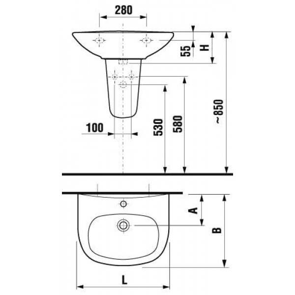 Размеры раковины: стандартные габариты умывальника для ванной комнаты, маленькие и модели необычно формы, ширина 80 и 120 см, глубина 40 и 50 см