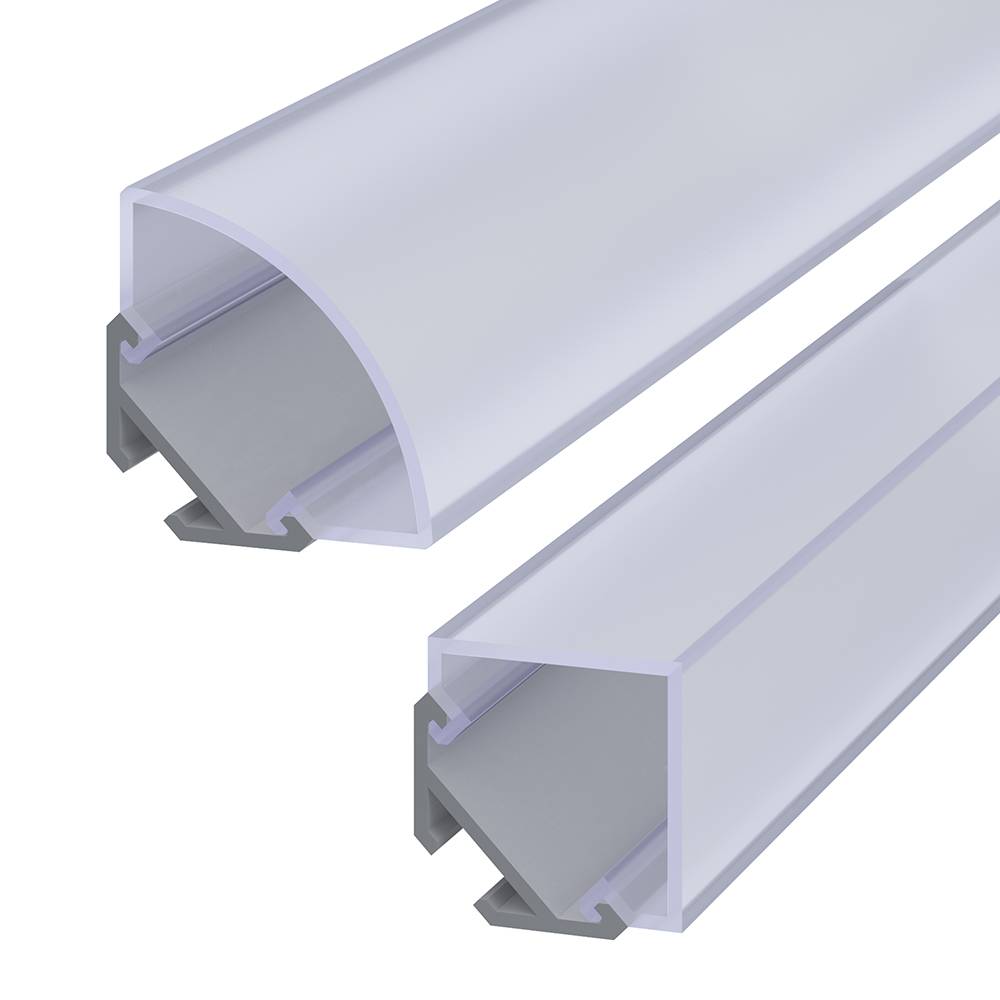 Профиль для светодиодной ленты: пластиковый или алюминиевый короб, конструкция с рассеивателем или без него