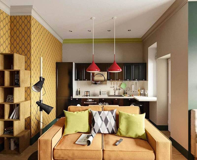 Дизайн однокомнатной квартиры 2021: 6 шагов с реальными фото