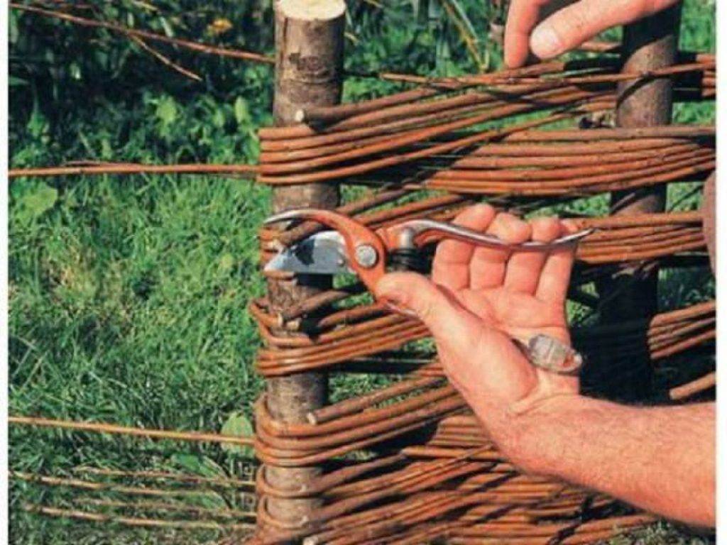 Как сделать плетень на даче своими руками: мастер-класс с фото и видео