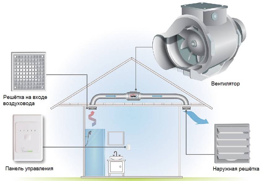 Вытяжка для ванной комнаты и туалета: как сделать вытяжную вентиляцию в доме