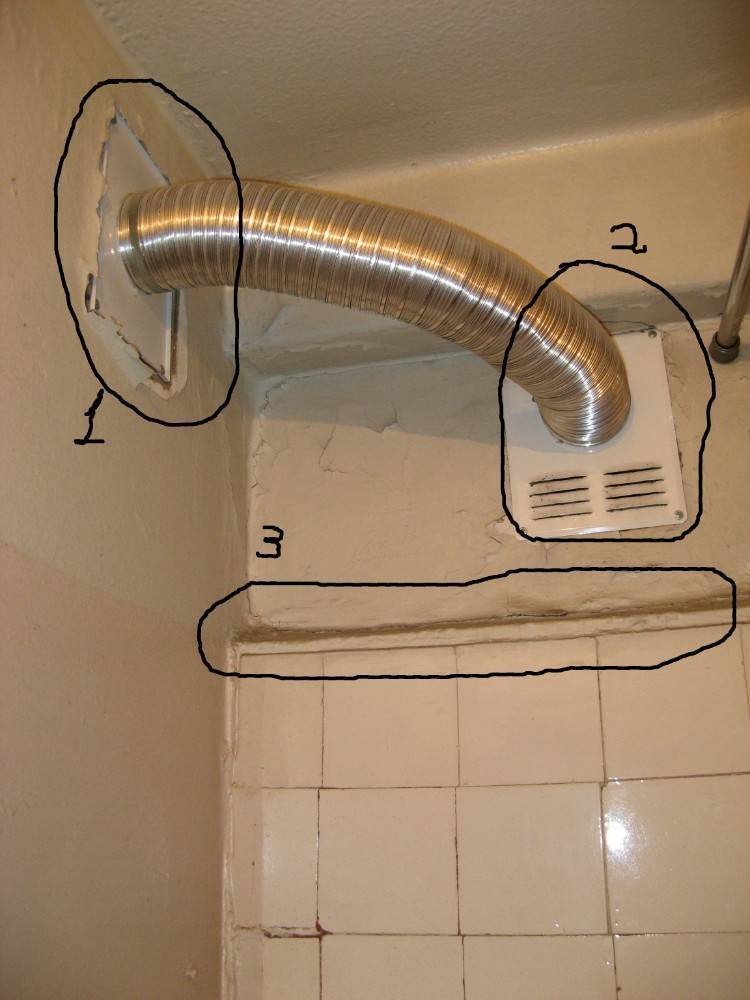Вентиляция раздельного санузла ванны и туалета