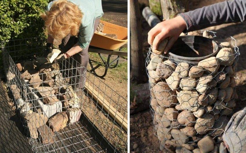 Забор из габиона своими руками — пошаговая инструкция