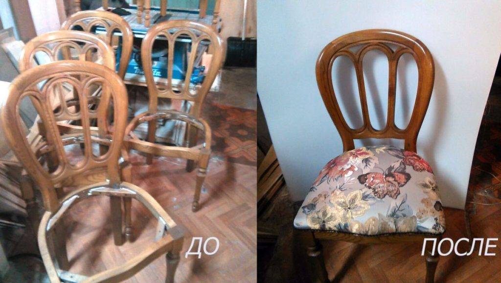 Как перетянуть стул и другую мебель своими руками?