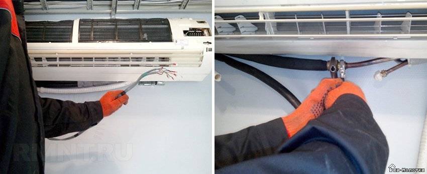 Как снять кондиционер со стены – инструкция демонтажа оборудования всех типов