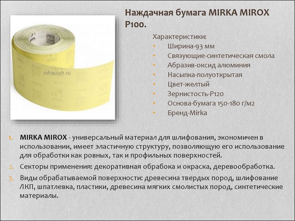 Зернистость наждачной бумаги таблица и шероховатость